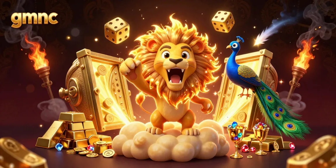 Experience gmnc's captivating world of online gambling with dynamic casino elements and vibrant characters.