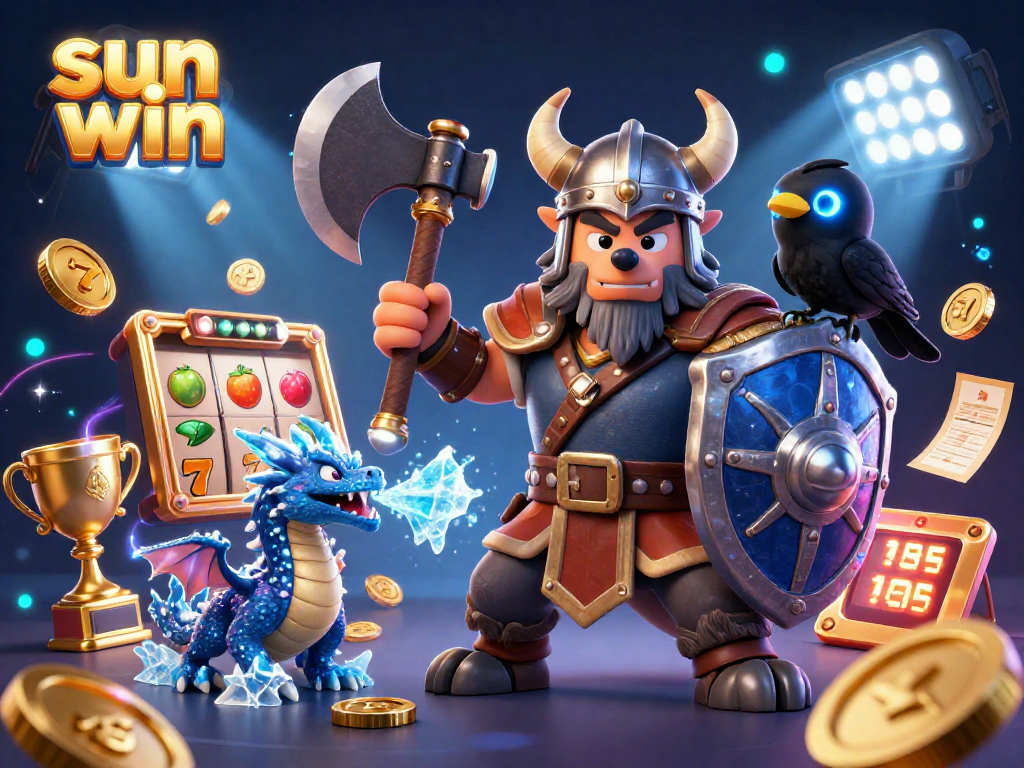Engage with the thrilling sun win capsule of colorful slots and dynamic gaming action featuring vibrant characters and elements.