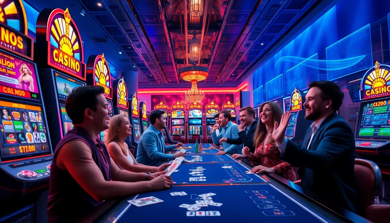 Experience the thrill of gaming at nhà cái mmoo with vibrant slot machines and dynamic players.