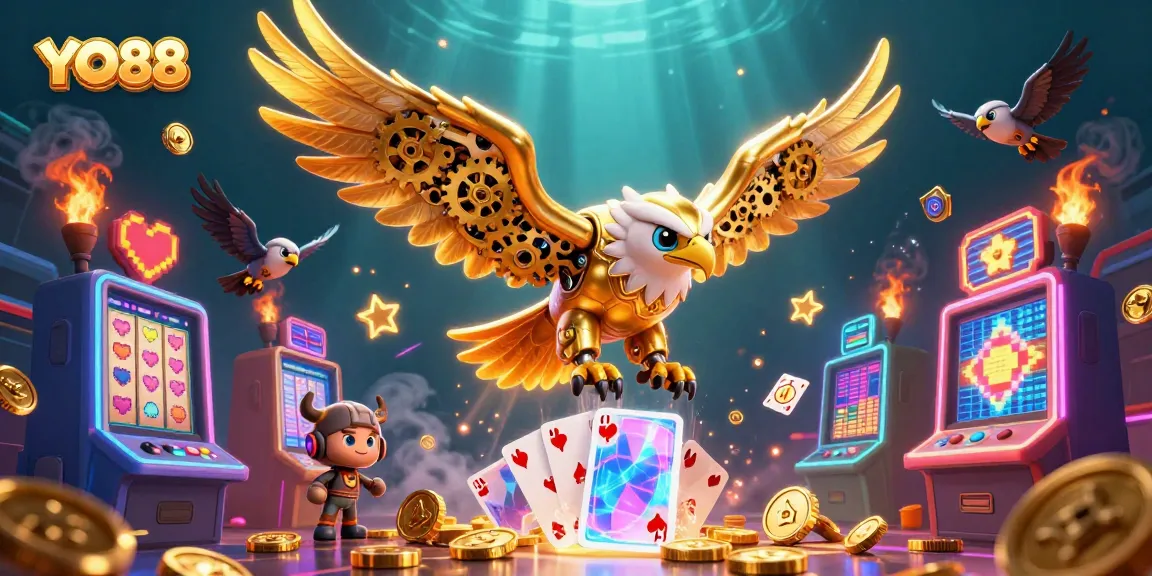 Experience thrilling gaming with YO88’s immersive casino adventure featuring dazzling slot elements.