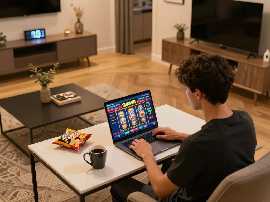 Engaging with Sunwin online casino from home while enjoying a comfortable environment