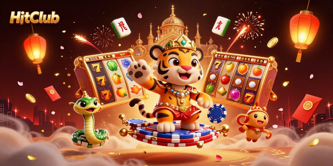 HitClub delivers thrilling gaming action with a vibrant illustration of a sultan and casino elements.