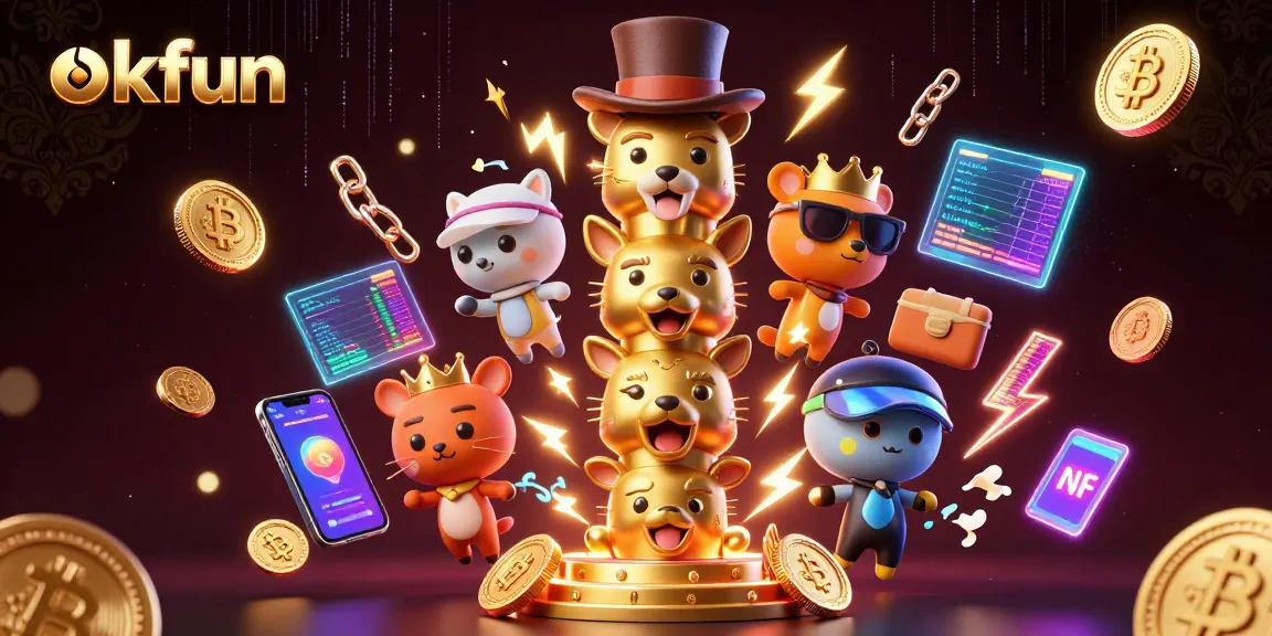 Engage with okfun's thrilling casino experience featuring colorful 3D elements and dynamic gaming action.