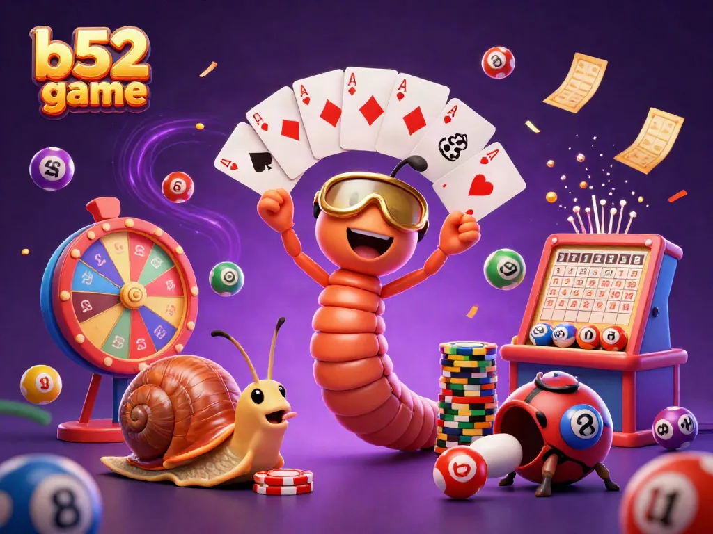 Engage in the exciting b52 game with colorful characters and dynamic casino elements.