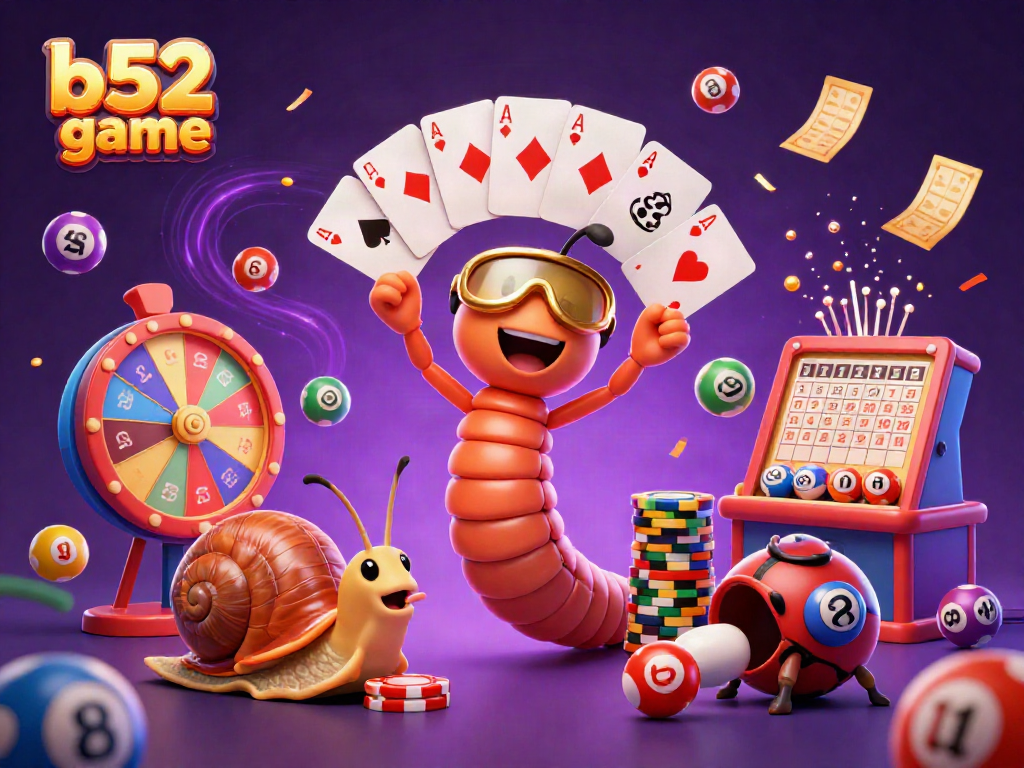 Engage in the exciting b52 game with colorful characters and dynamic casino elements.