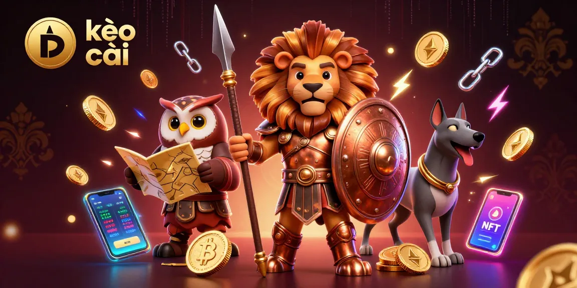 Bet on the kèo nhà cái with expert strategies showcased in a vibrant 3D digital illustration.