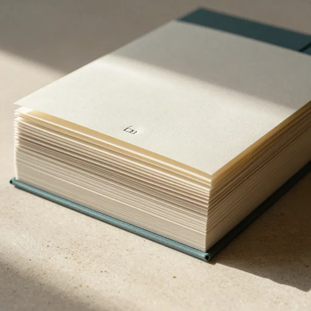 Macro of premium consulting boards, sample packs, and roadmap cards on sandstone.