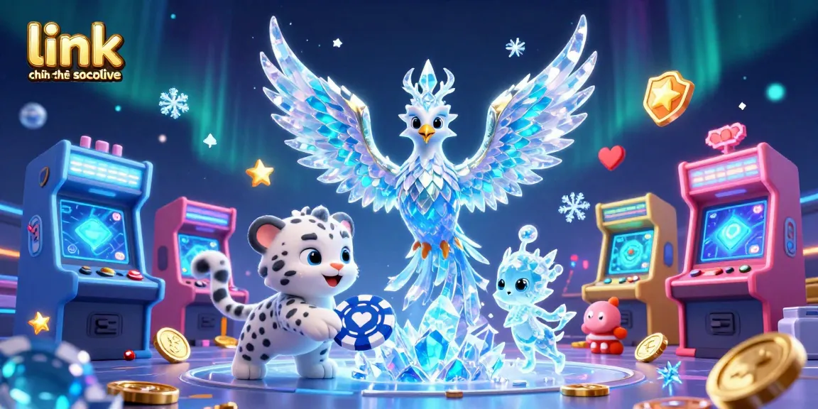 Experience gaming excitement with link chính thức socolive featuring vibrant characters and casino elements.