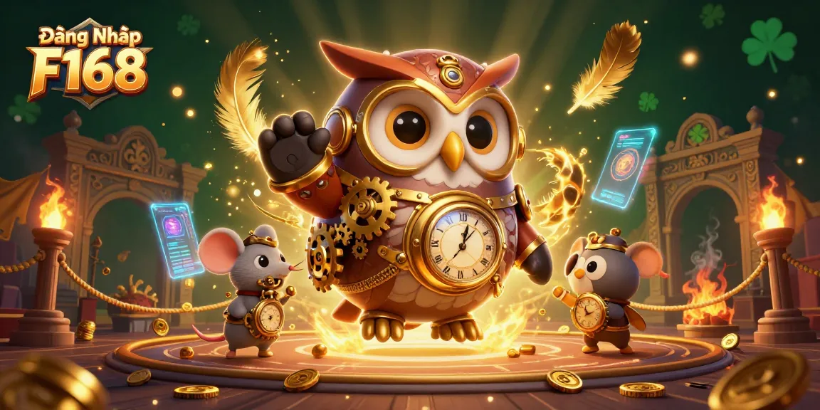 Experience the excitement of Đăng Nhập F168 as characters explore a vibrant casino adventure.