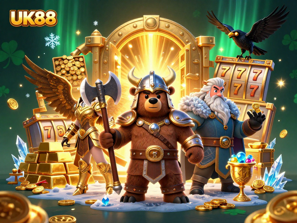 Experience thrilling action at UK88 with our Viking-themed slots and dazzling treasures!