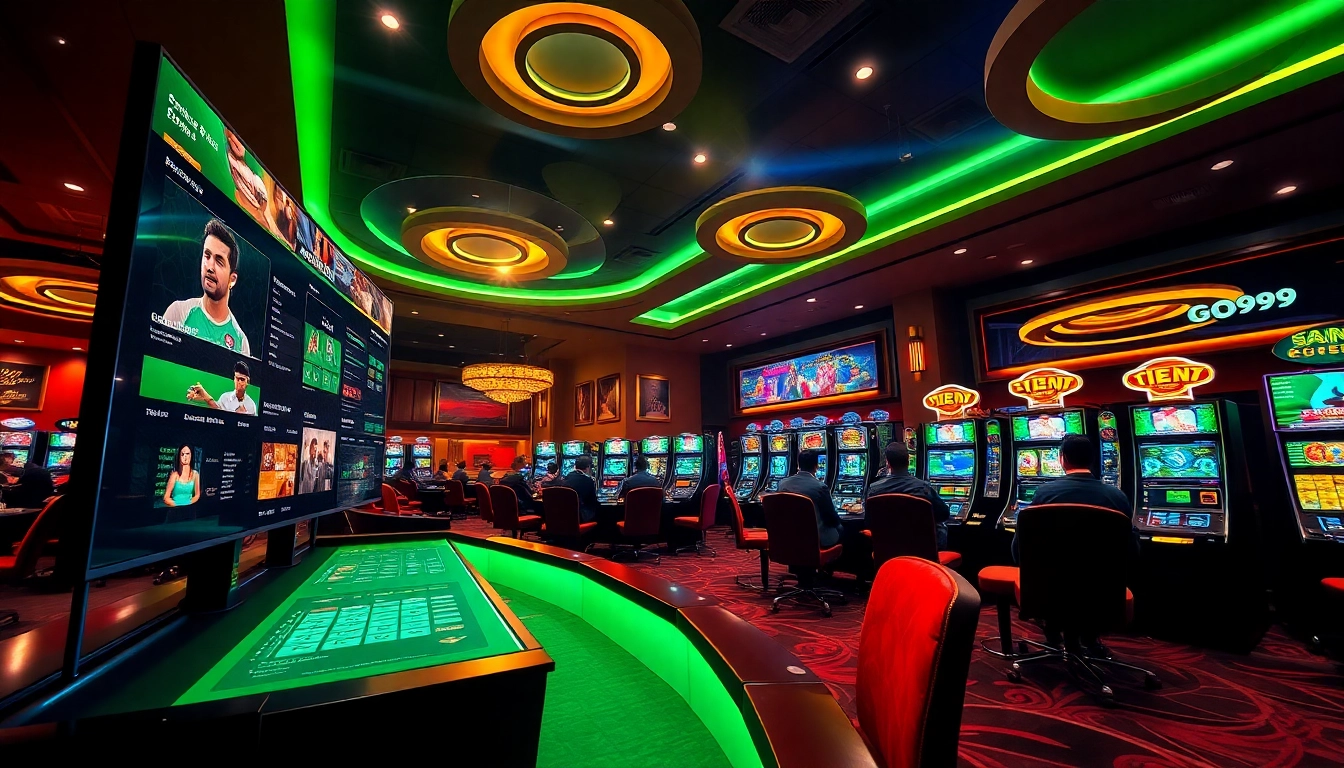 Experience the excitement of nhà cái go99 with dynamic betting options and live casino interactions.