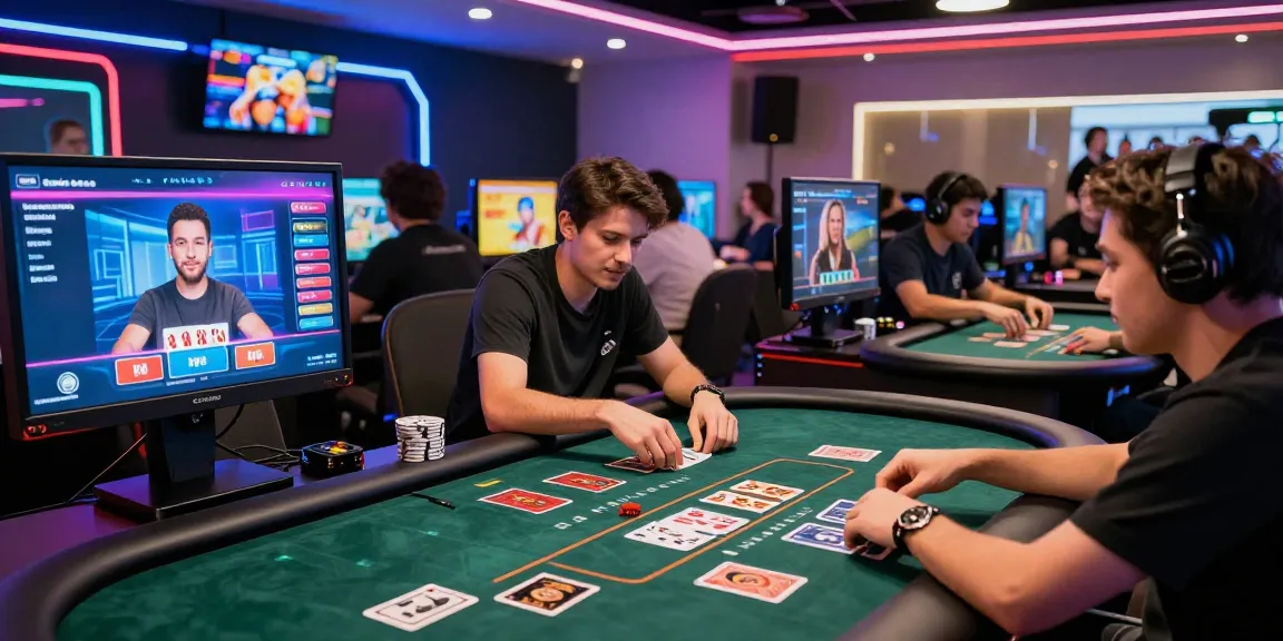 Engaging gaming scene showcasing players on the Sunwin platform, capturing the excitement of online gambling experiences with variations on link sunwin 2026.