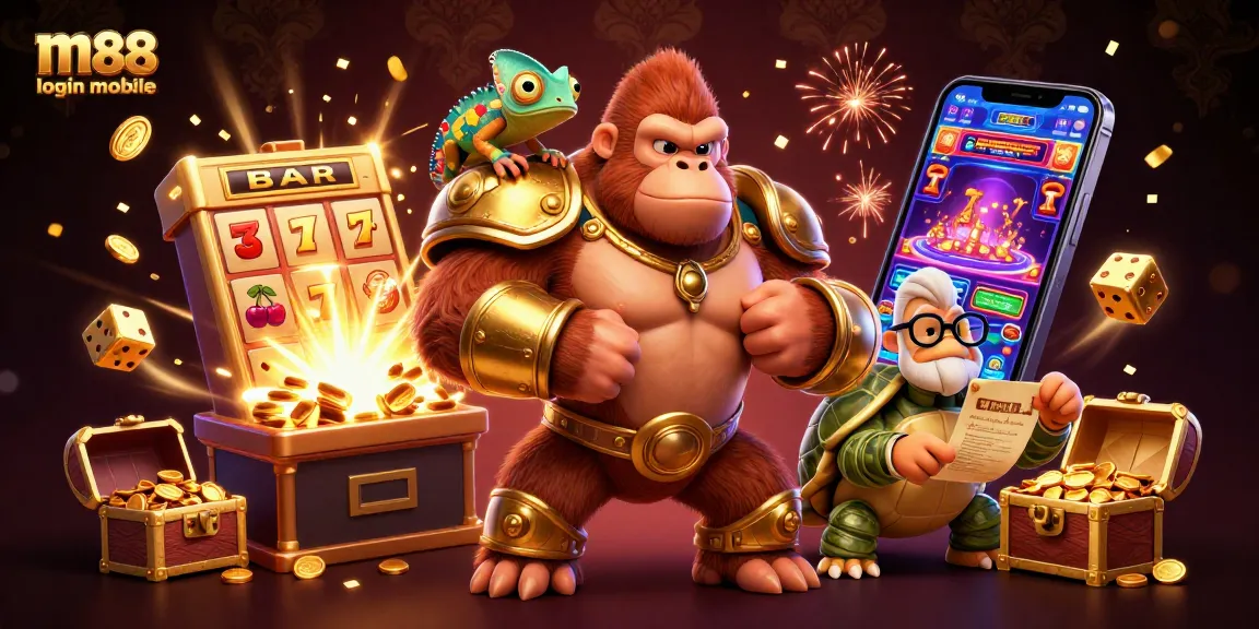 Experience thrilling m88 login mobile with captivating 3D gaming elements and vibrant characters.