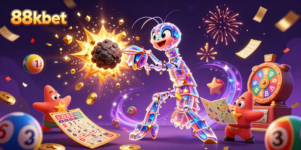 Experience the excitement of 88kbet with a dynamic scene of games and dazzling elements.