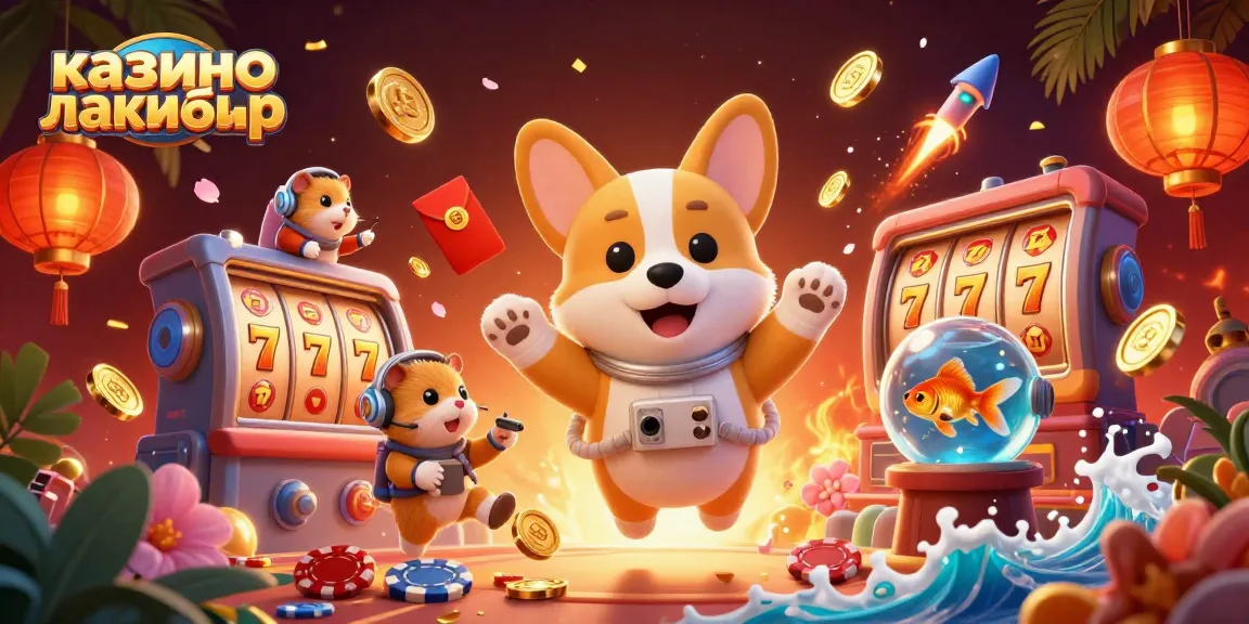 Experience thrilling fun at казино лакибир while enjoying vibrant gaming action with animated characters.